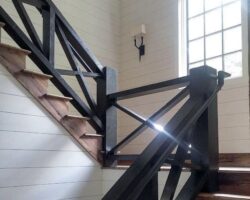 black-stained-wood-stair-railing-idea-inspiration